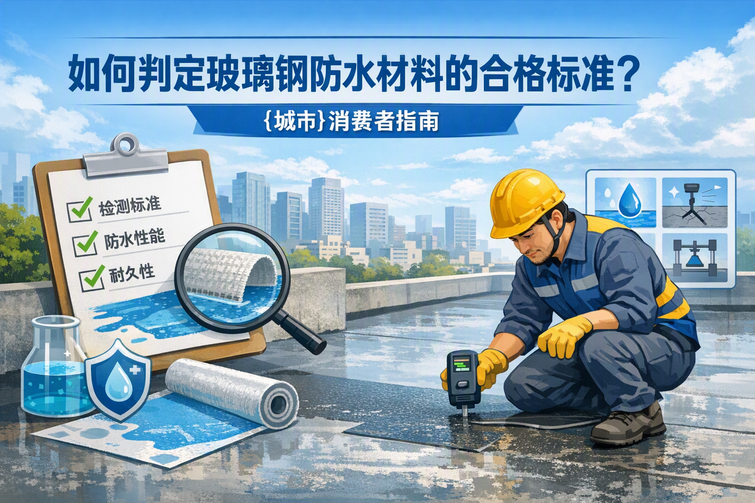 如何判定玻璃钢防水材料的合格标准？ 六盘水 消费者指南